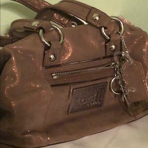 Coach Poppy Bronze satchel